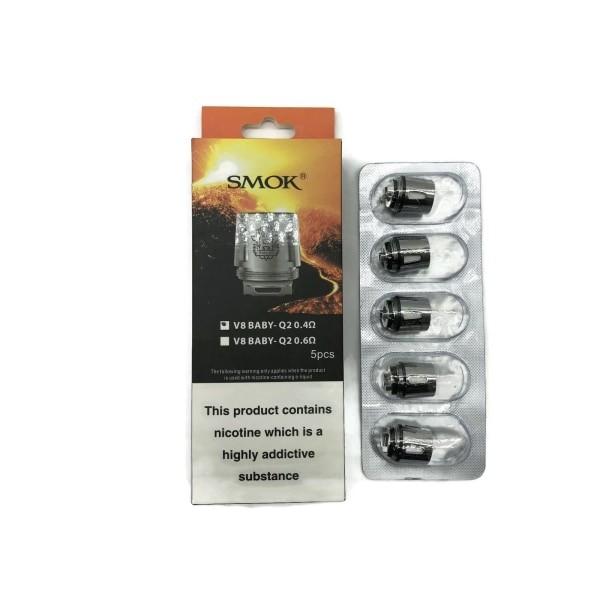 Smok V8 Baby-Q2 Coils 0.4Ω/0.6Ω | £5