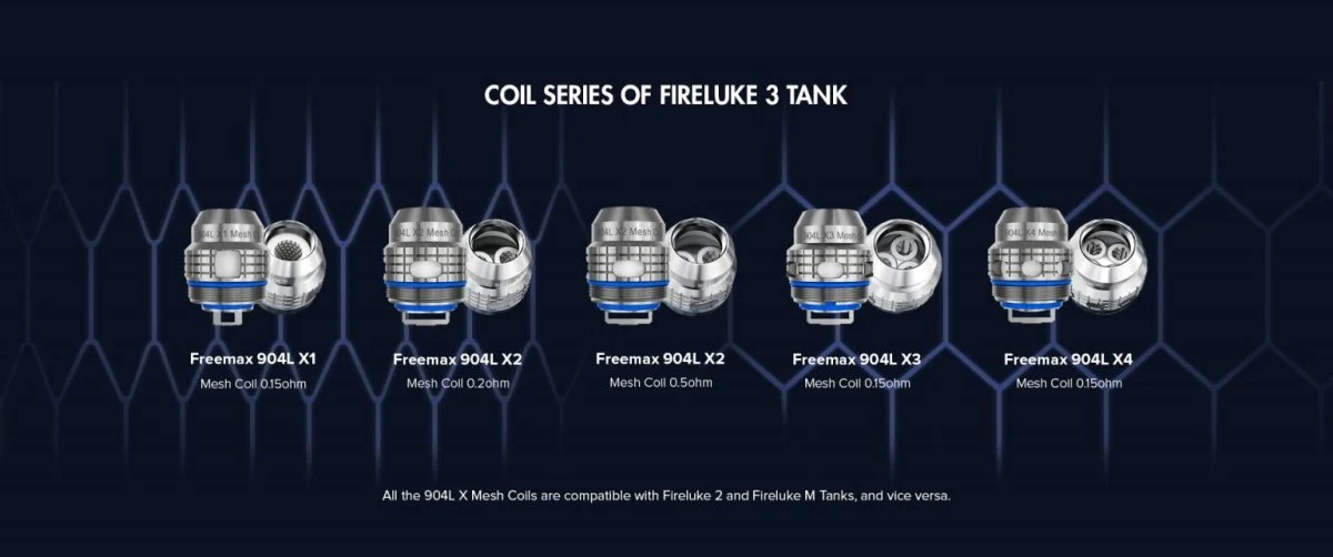 FreeMax 904L X Mesh Coils | From £6 - Image 2