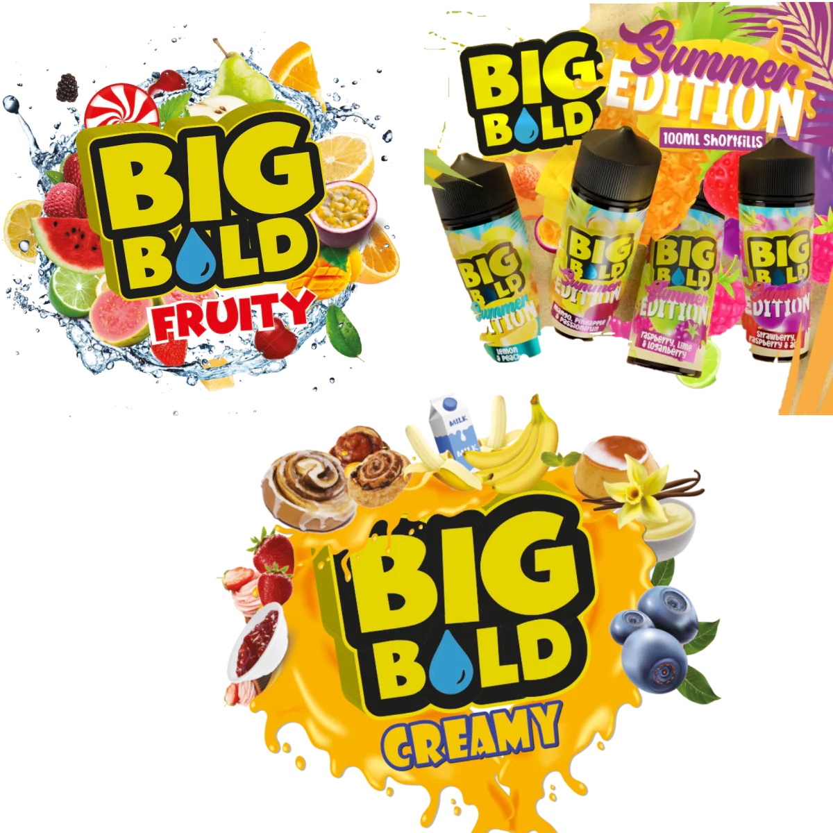 Big Bold 70/30 | 100ml + 2 Nics | £7
