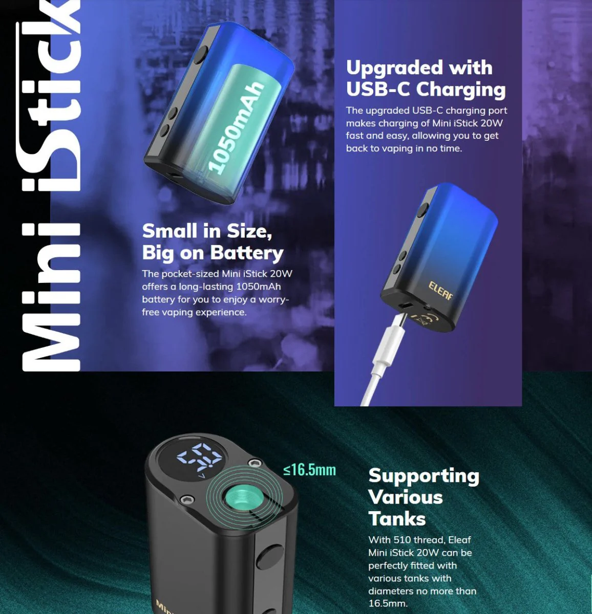 Eleaf Mini iStick 20W Mod | £10 - Image 6