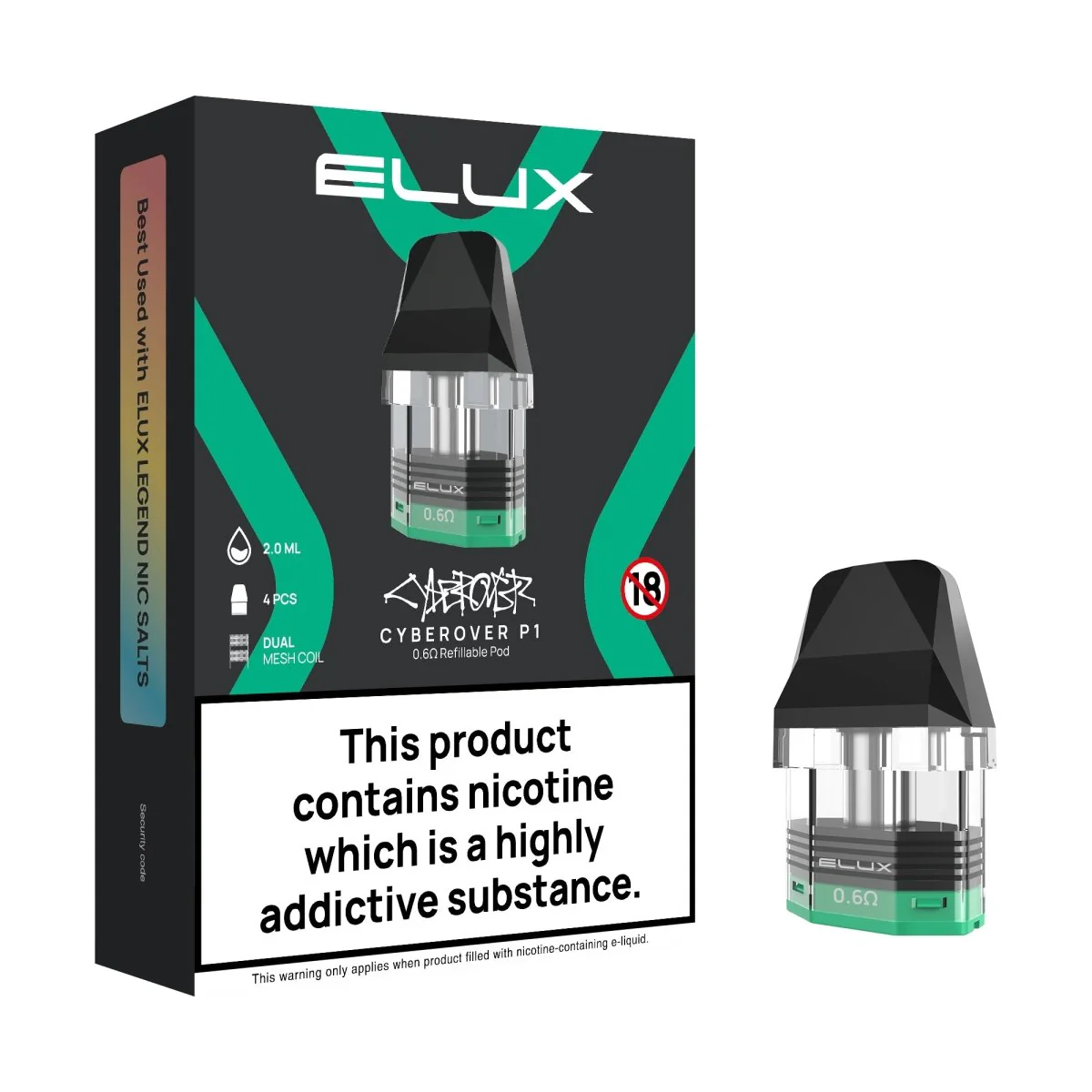 Elux Cyberover P1 Pods | £9