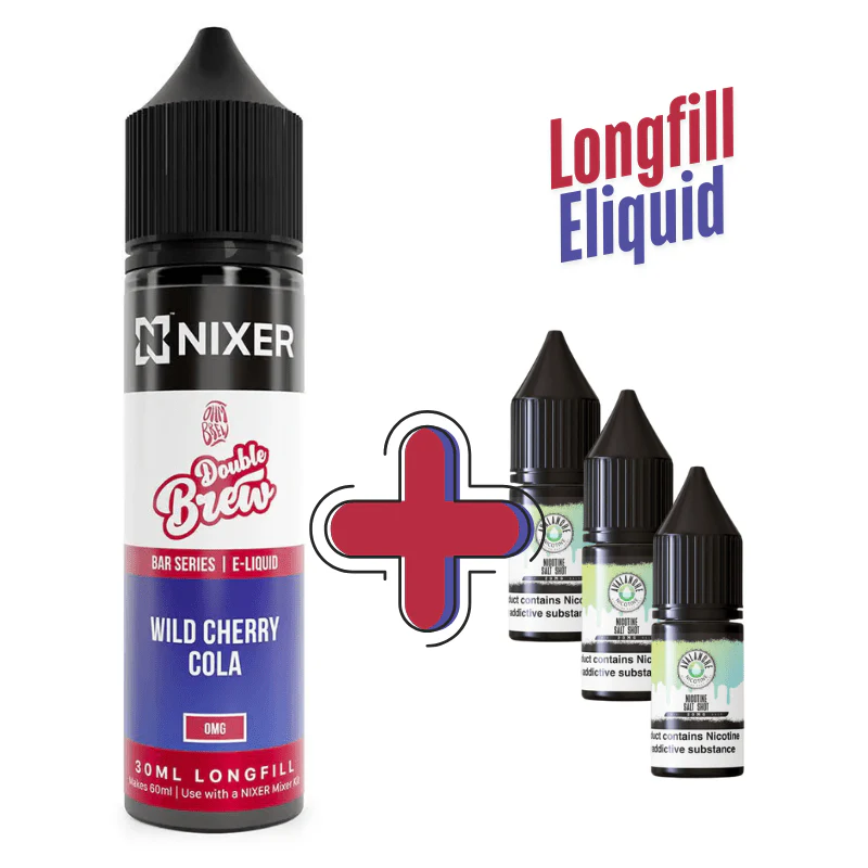 Double Brew Longfill + 3 Nic Salts | £4