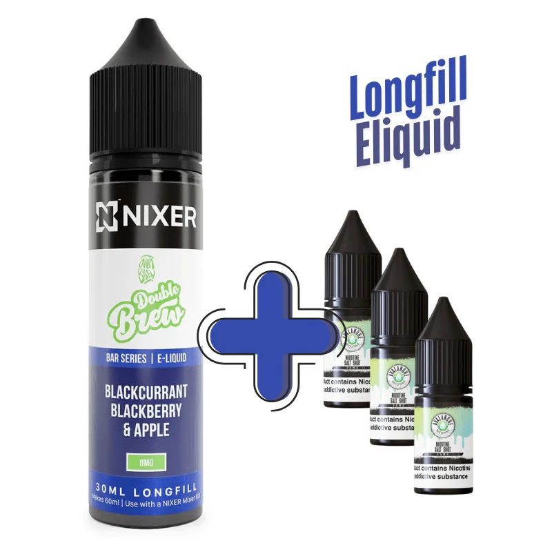Double Brew Longfill + 3 Nic Salts | £4 - Image 2