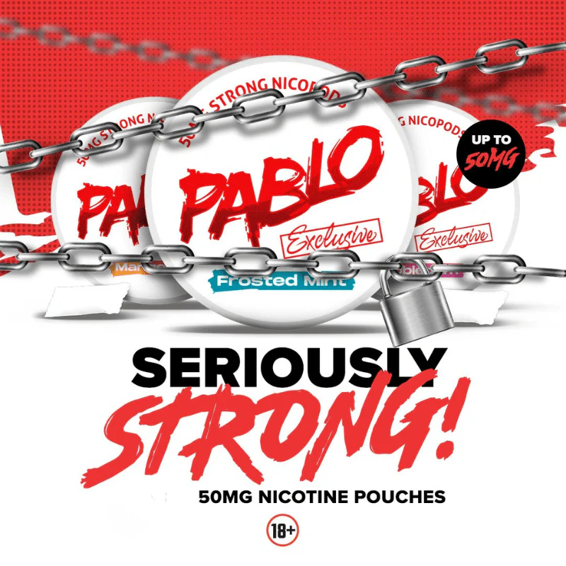 Pablo Exclusive Nicotine Pouches | 50mg | £2