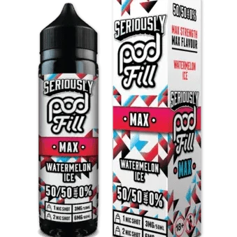 Seriously Pod Fill Max 50/50 40ml + 1 Nic £4