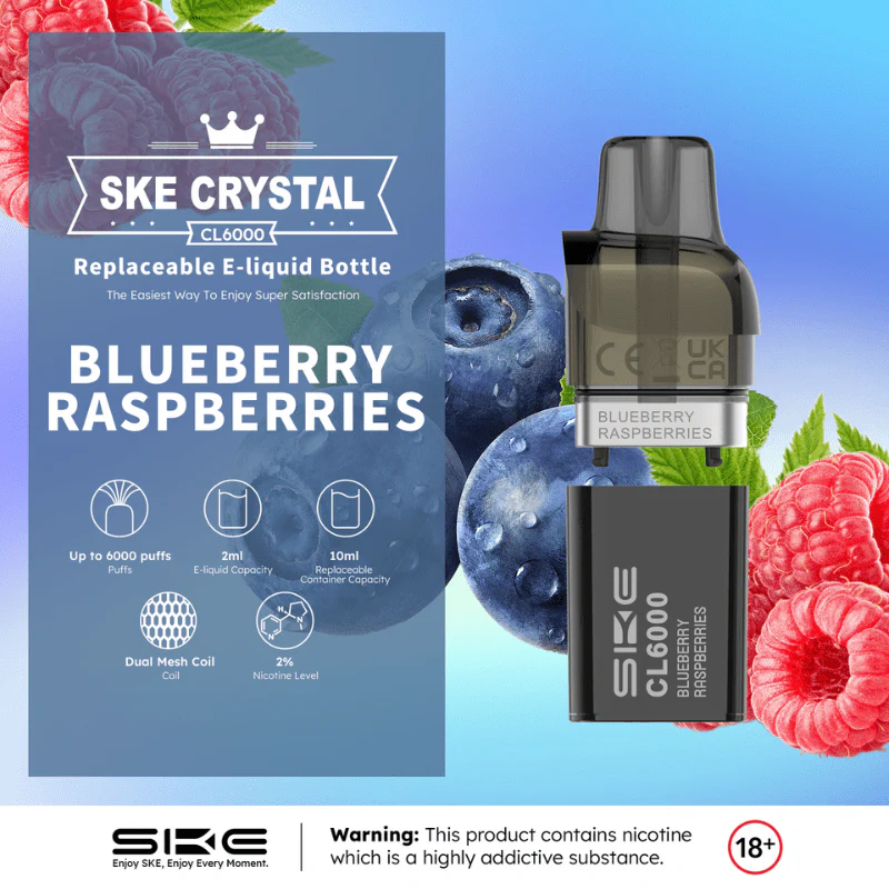 SKE Crystal CL6000 Prefilled Pods | £3