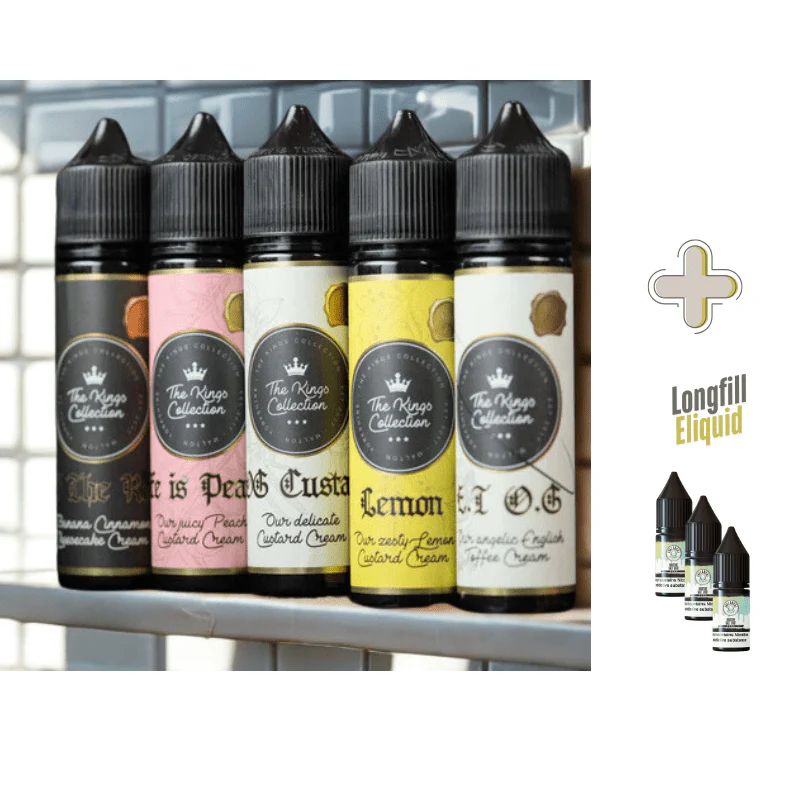 The Kings Collection Longfill + 3 Nic Salts | £4