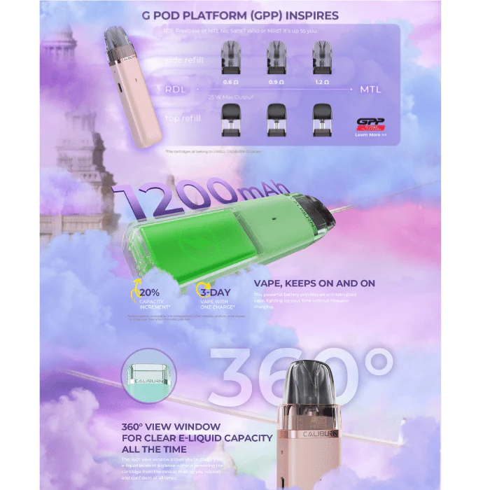 Uwell Caliburn G3 Lite Kit | £4 - Image 12